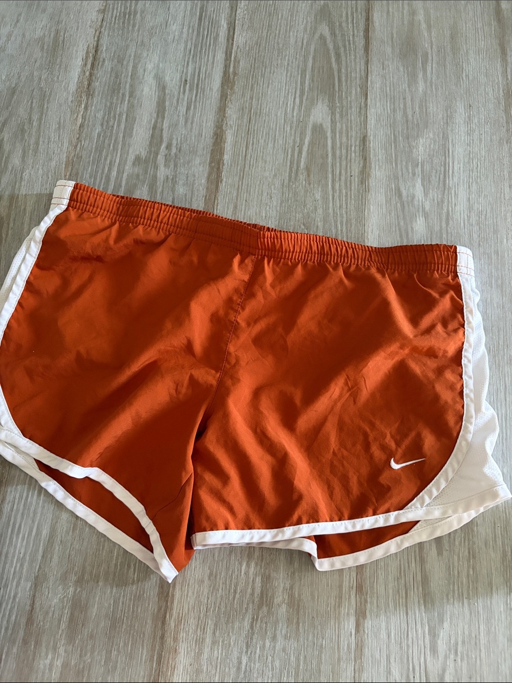 Nike | Nike Dri-FIT Tempo Running Shorts Burnt OrangeMesh Panels SzL